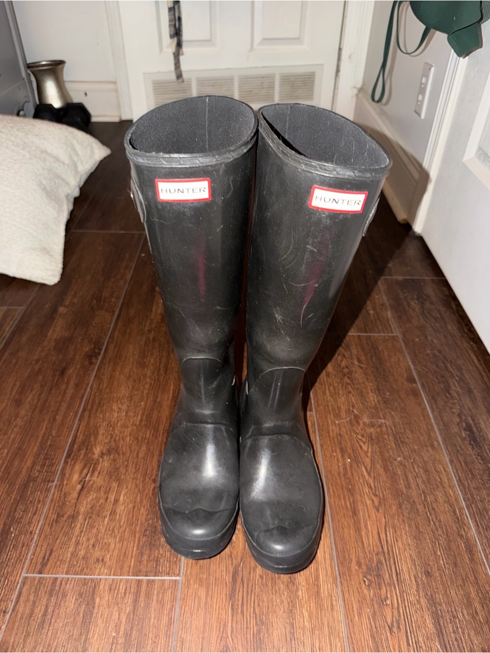 Hunter Black Tall Men's Rain Boots